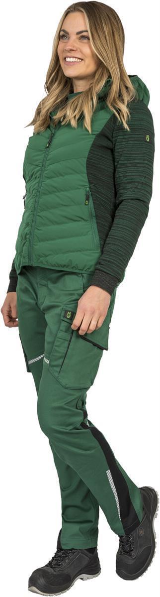 Damen-Hybridjacke CADHYJ01 Casual Line in Grün, Gr. 52 von Leibwächter