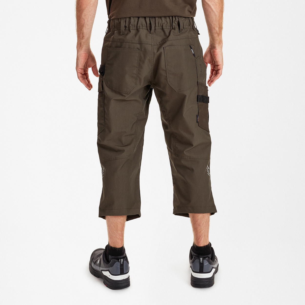 ENGEL Entire 3/4-Hose mit Stretch in Forest Green, Größe 54