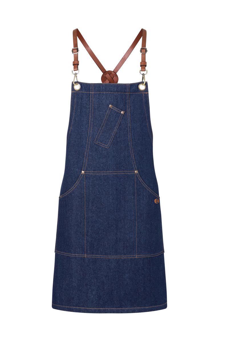 Latzschürze Denim X-Style in Denim blue von Karlowsky