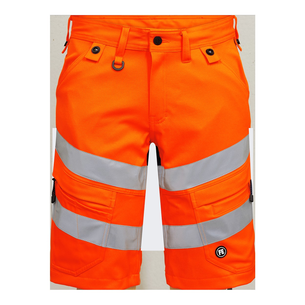 ENGEL Safety Arbeitsshorts mit 2-Wege-Stretch in Orange/Blue ink, Größe 54