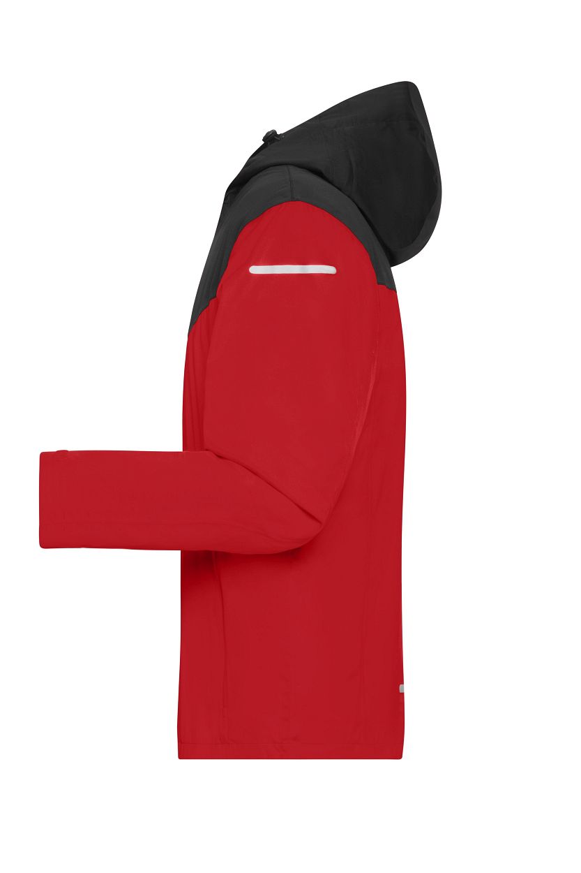 Men's Allweather Jacket GRS "JN1180" in Light-Red/Black/Light-Red, Größe 3XL - Daiber