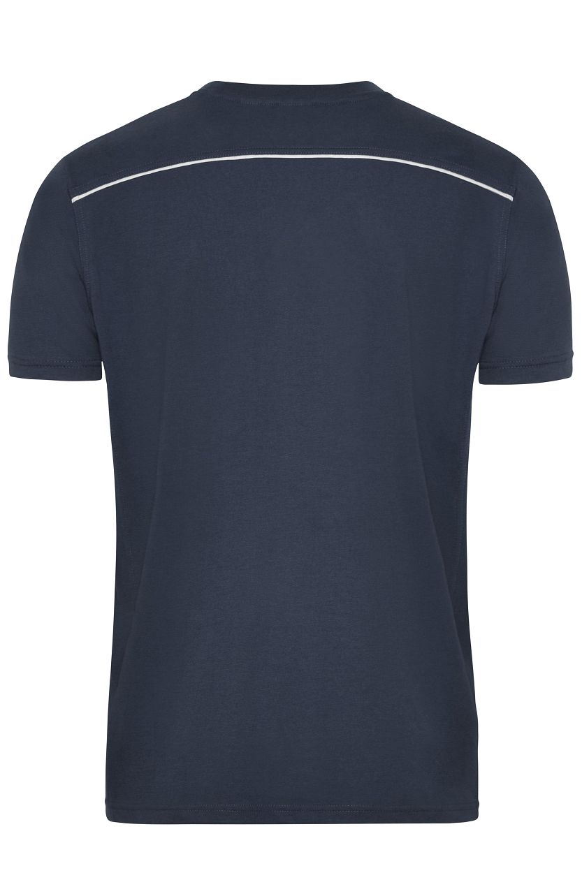 Men's Workwear T-Shirt - SOLID - OCS Blended "JN890" in Navy, Größe 6XL - Daiber
