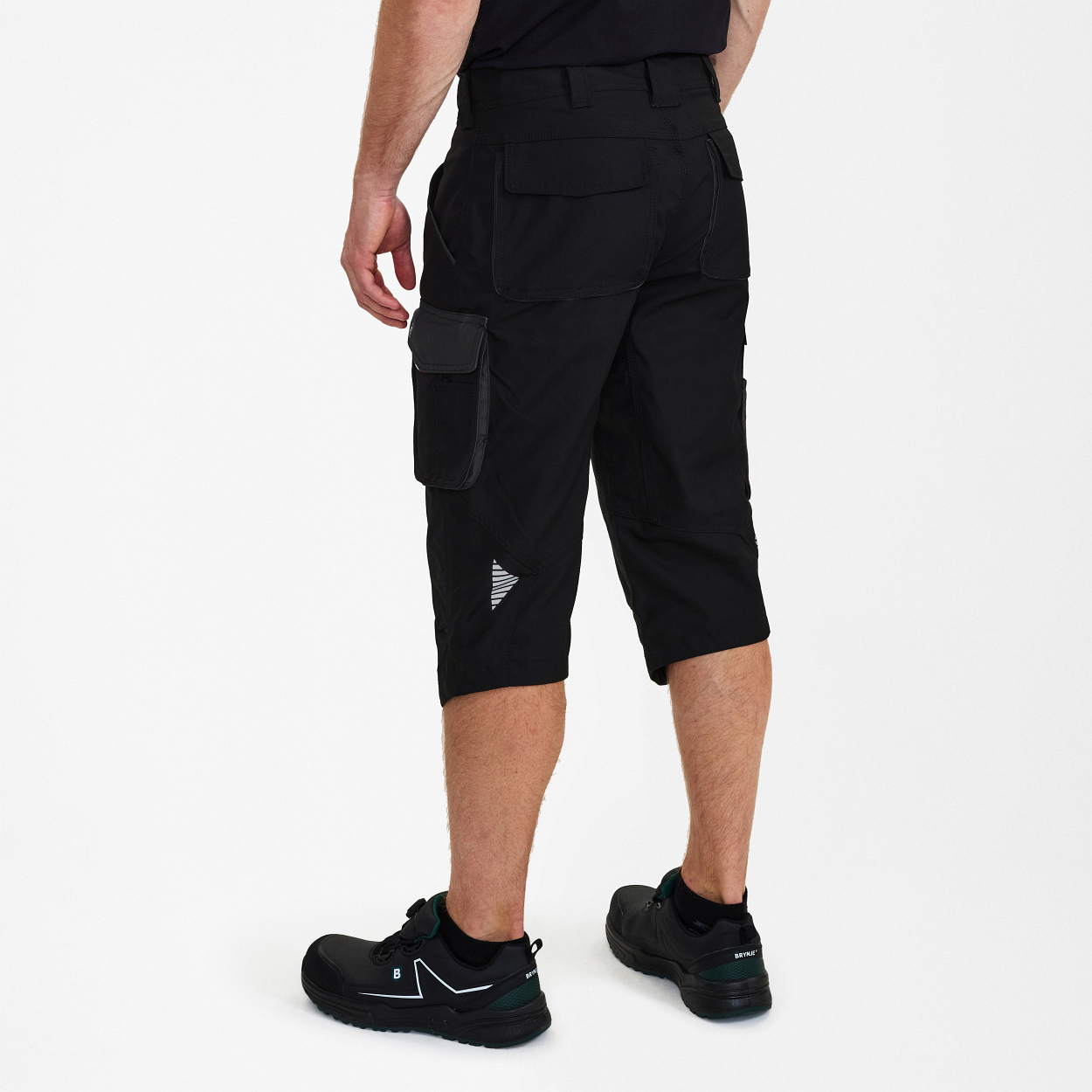 ENGEL Galaxy 3/4-Hose in Schwarz/Anthrazit Grau, Größe 54