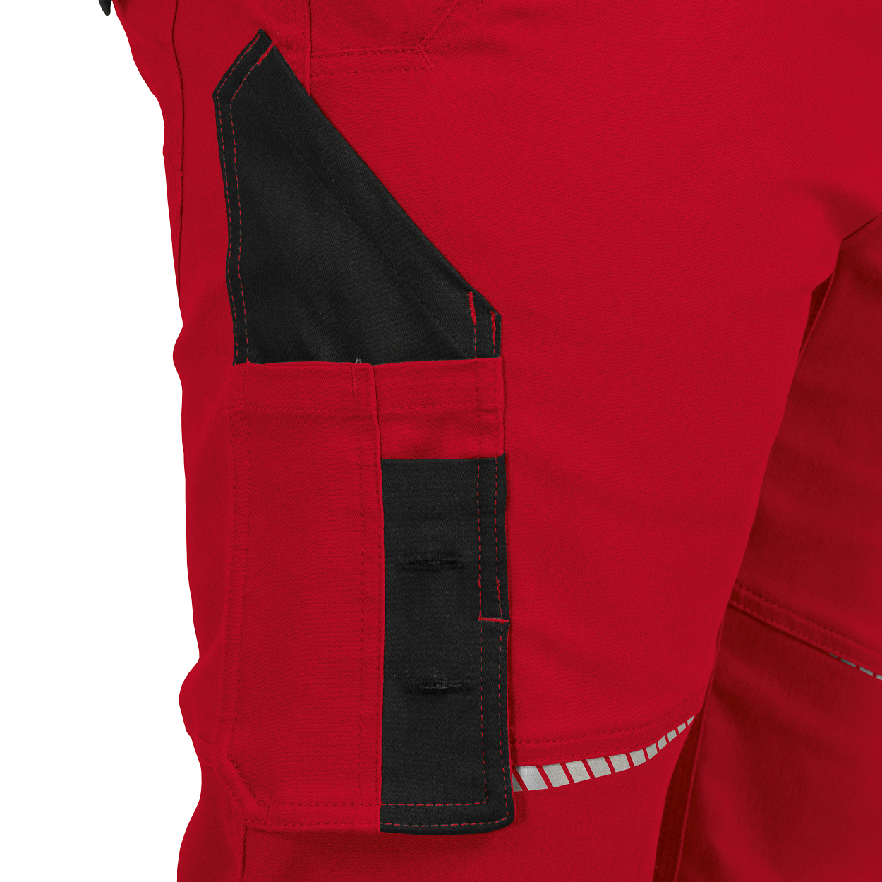 Bundhose Flex Line in Rot-Schwarz, Gr. 98 von Leibwächter