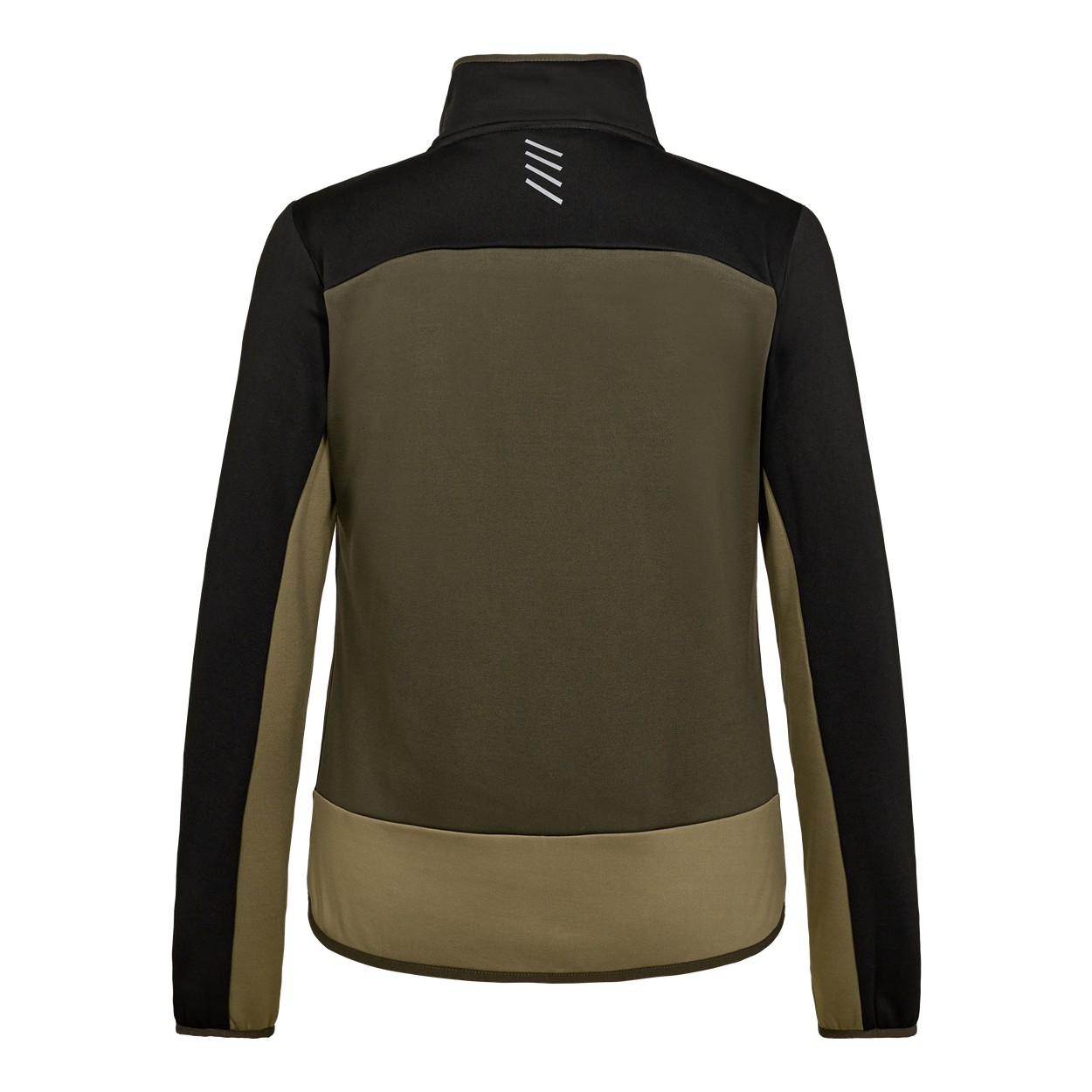 ENGEL Entire Damen Midlayer-Cardigan in Forest Green/Schwarz, Größe XS