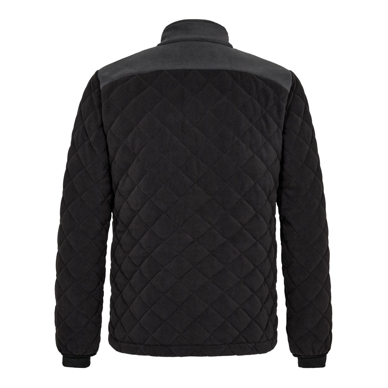 ENGEL Entire Gestepptes-Fleecejacke in Schwarz/Anthrazit Grau, Größe XS