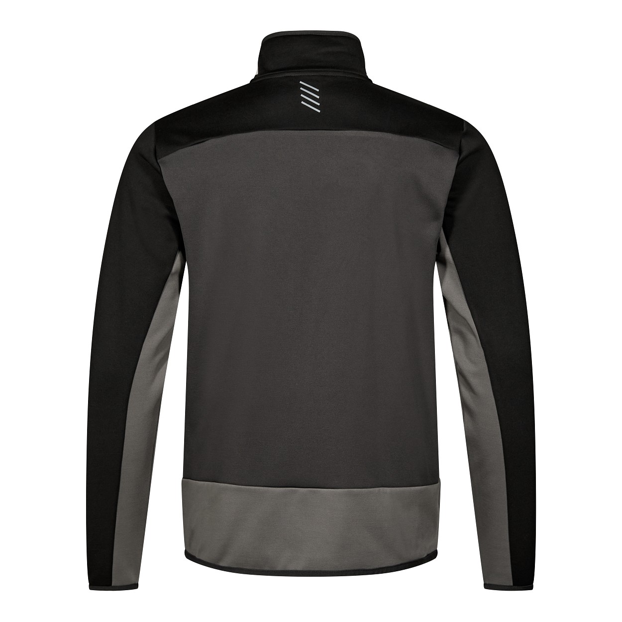 ENGEL Entire Midlayer-Cardigan in Anthrazitgrau/Schwarz, Größe XS