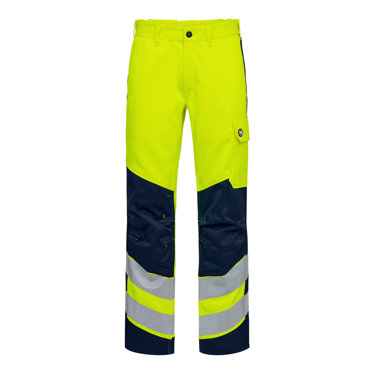 ENGEL Safety+ Hose in Gelb/Blue Ink, Größe 106