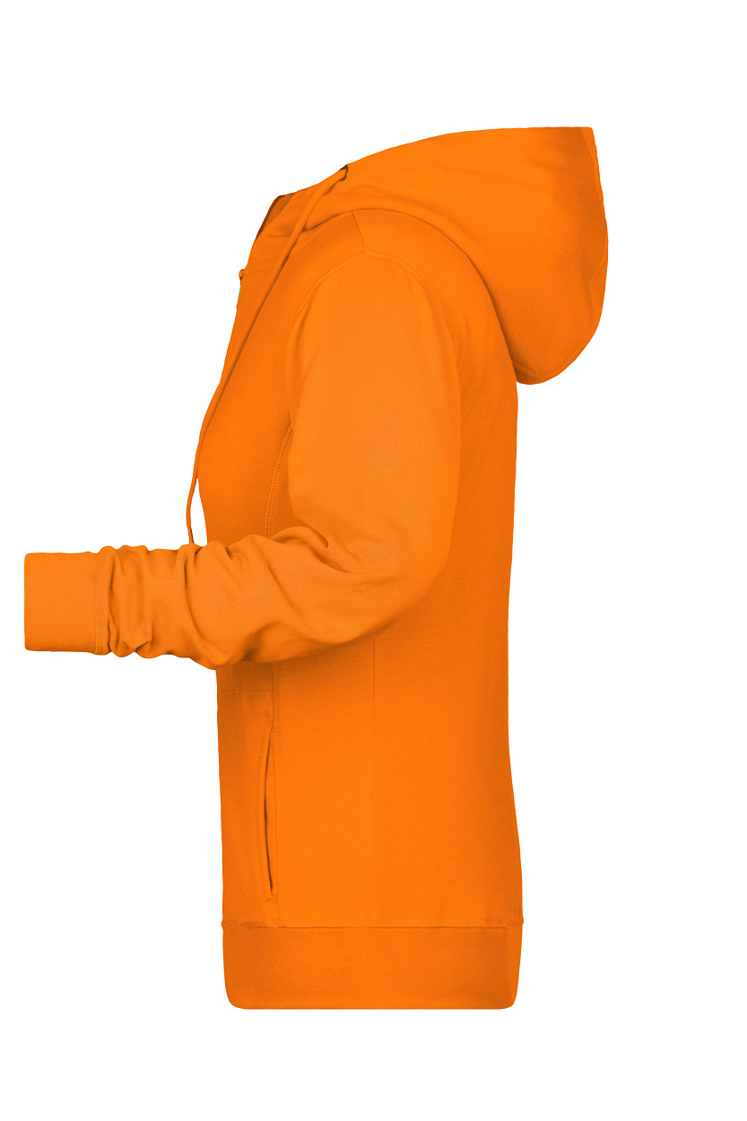 Ladies' Zip Hoody OCS Blended & RCS "8025" in Orange, Größe 3XL - Daiber
