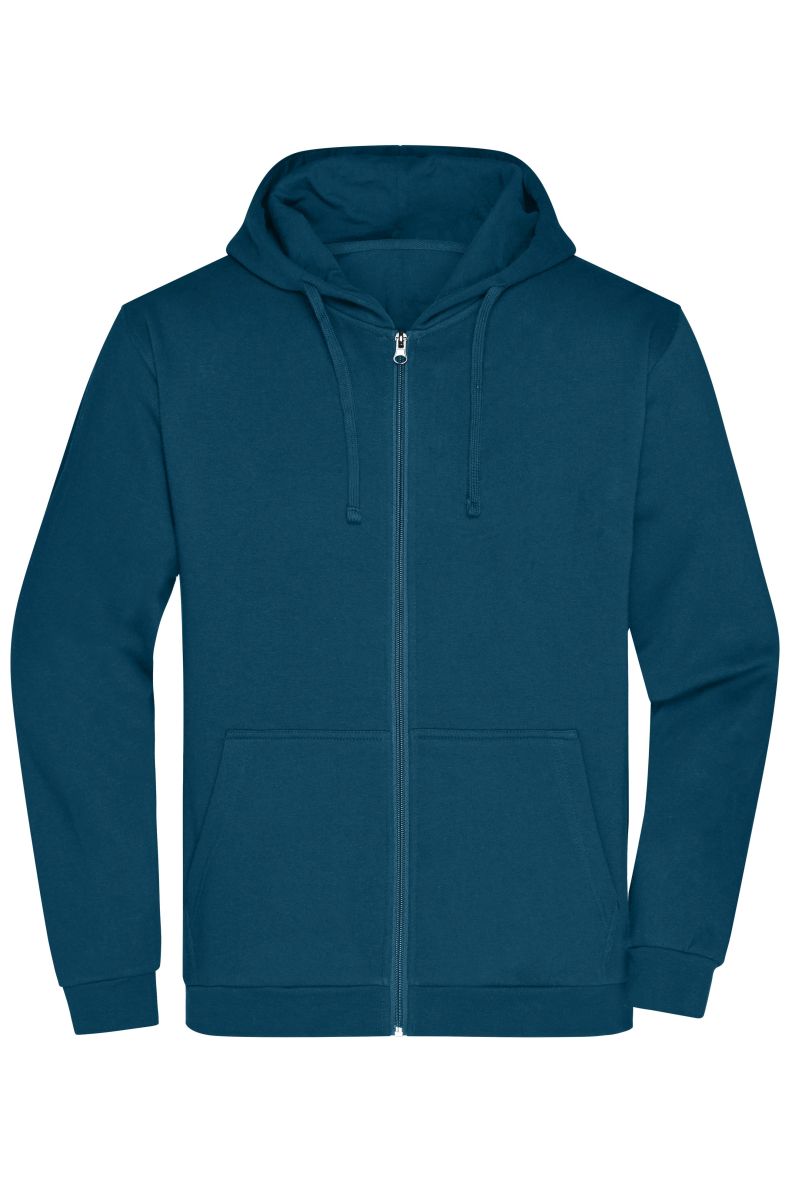 JN756 Herren Promo Zip Hoody in Petrol, Größe 3XL von James & Nicholson