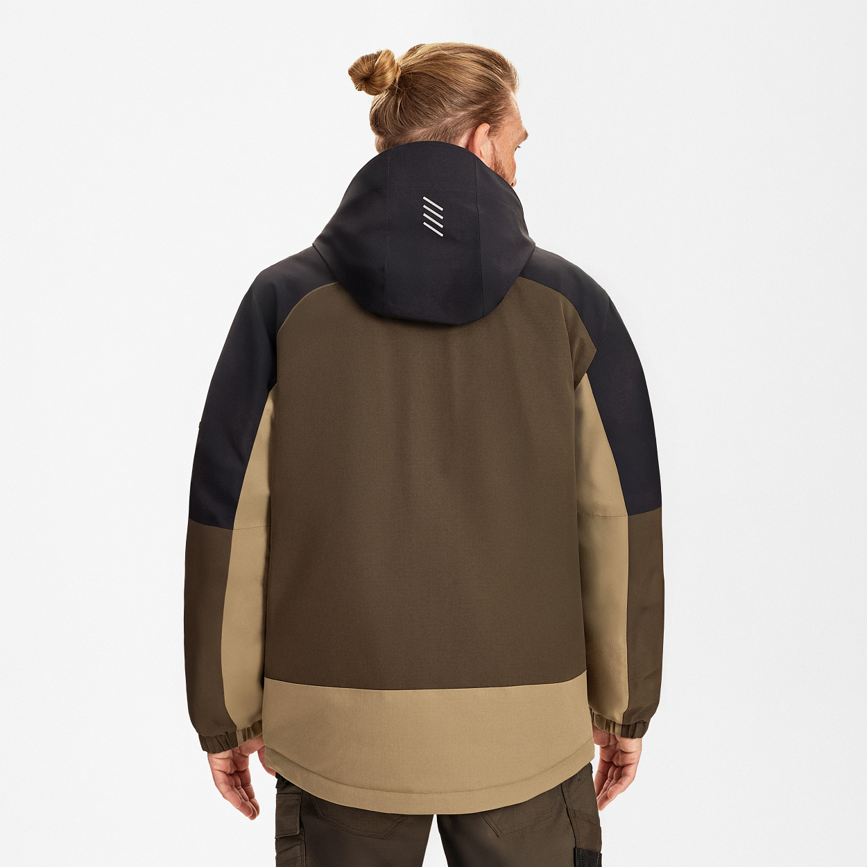 ENGEL Entire Winterjacke in Forest Green/Schwarz, Größe XS