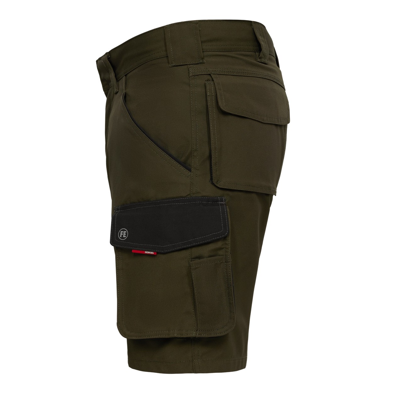 ENGEL Galaxy Arbeitsshorts in Forest Green/Schwarz, Größe 54
