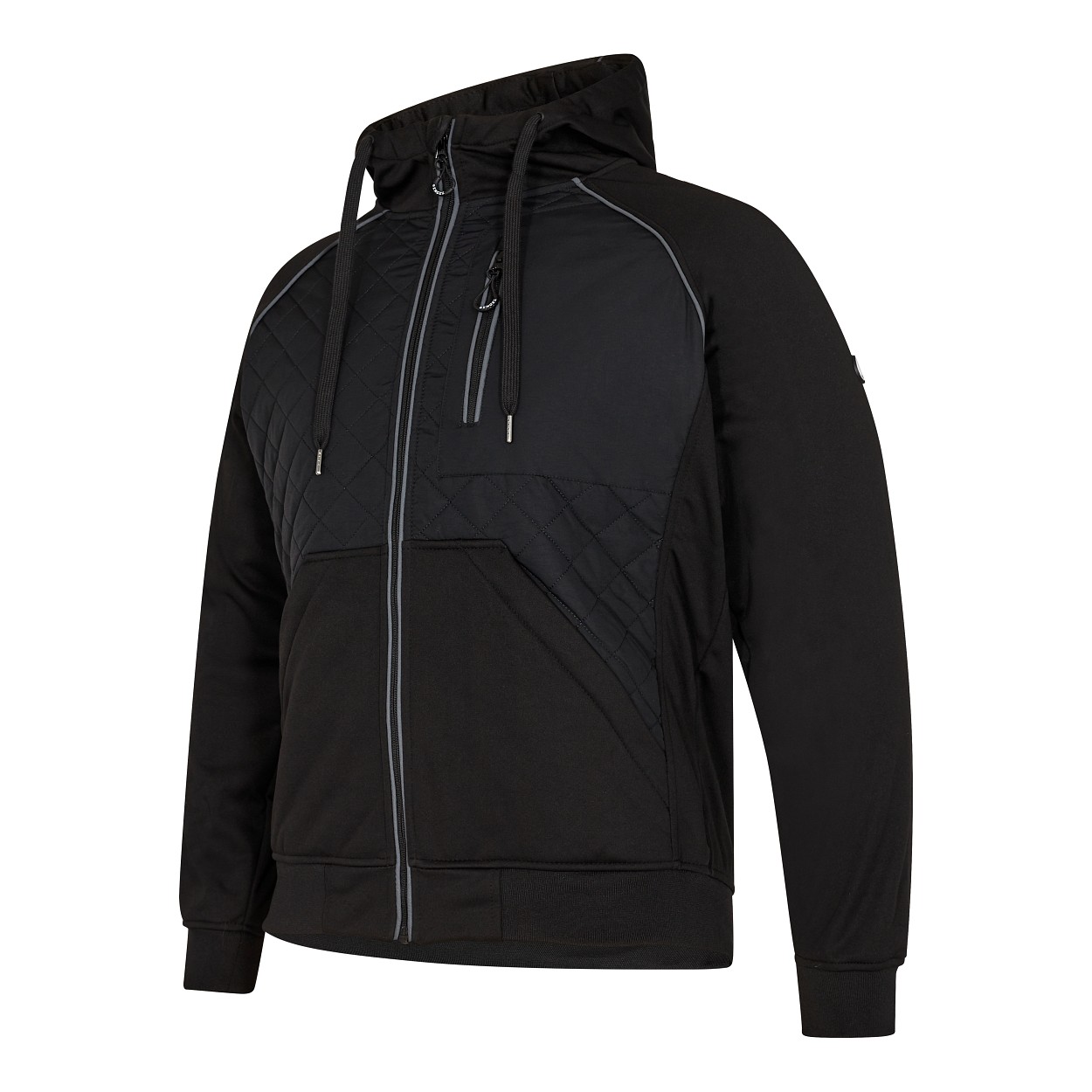 X-treme Softshelljacke mit Kapuze in Schwarz, Größe XS