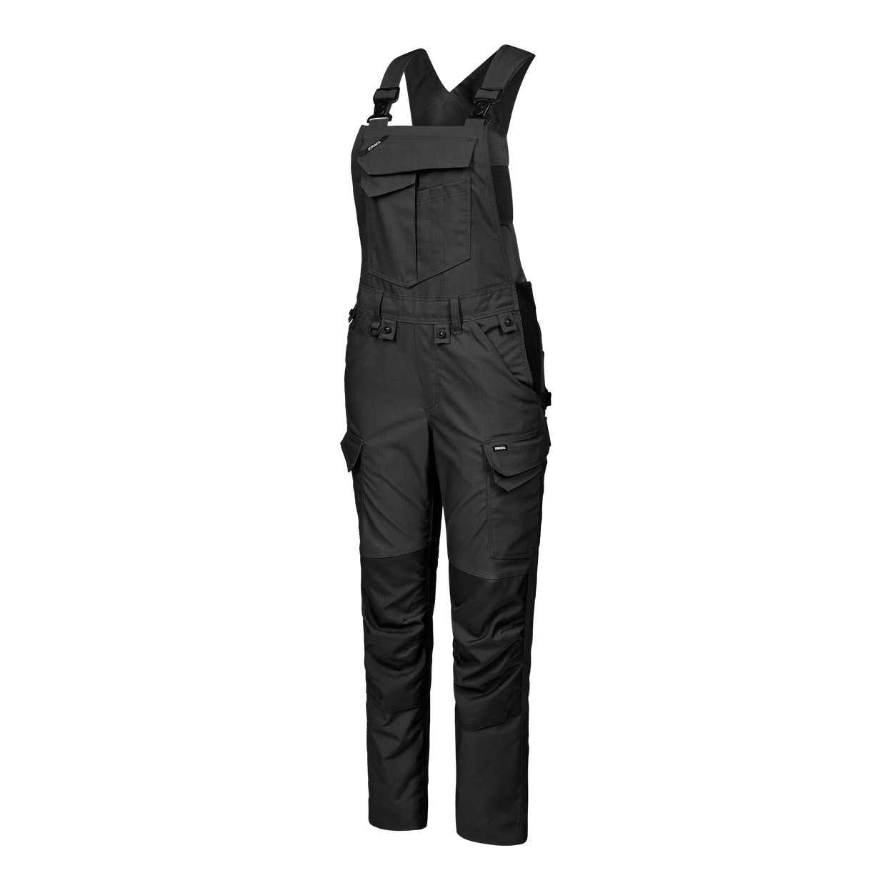ENGEL Entire Damen Latzhose mit 2-Wege-Stretch in Anthrazit Grau, Größe 48