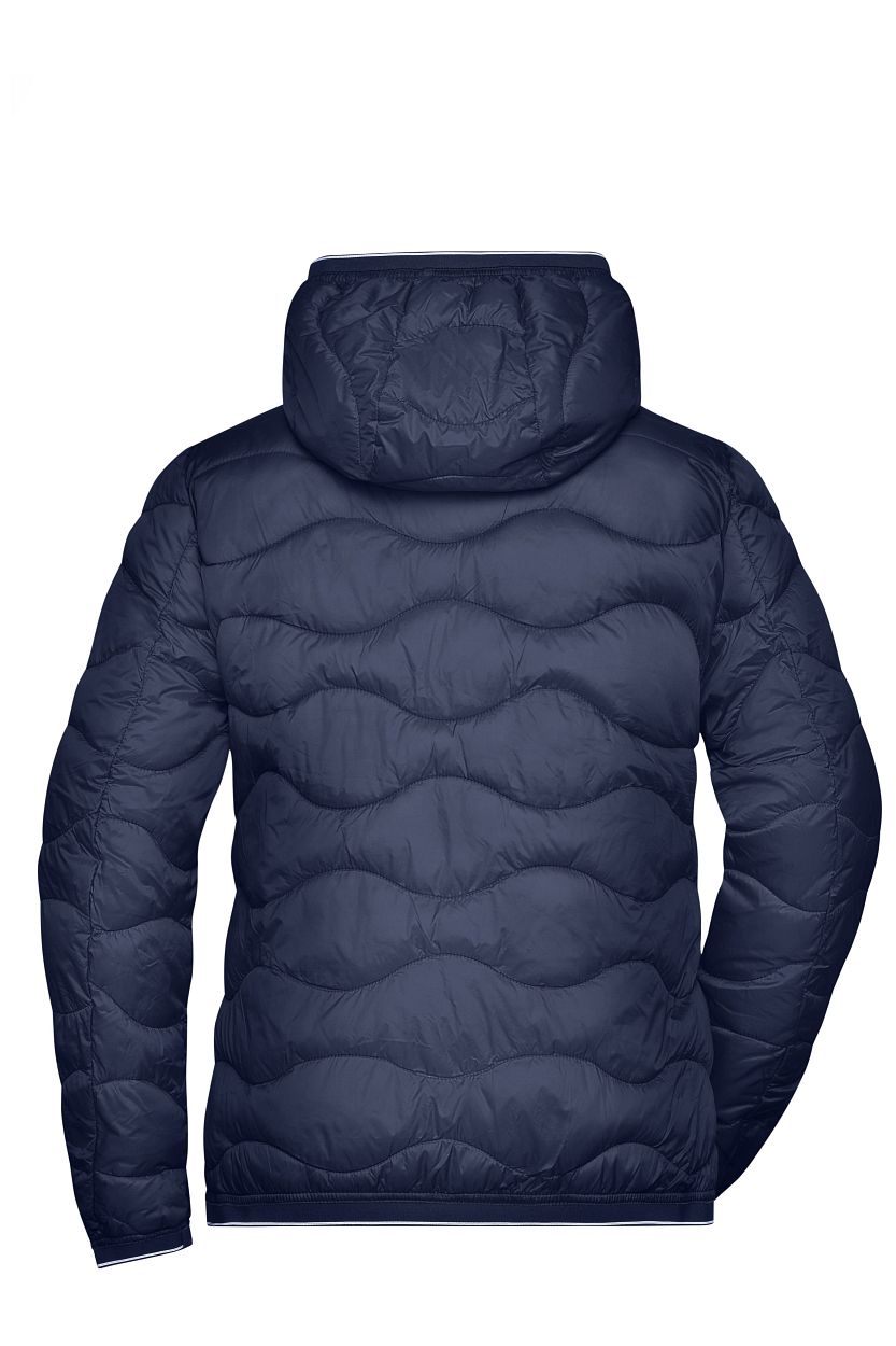 Ladies' Padded Jacket "JN1155" in Navy/Silver, Größe 2XL - Daiber