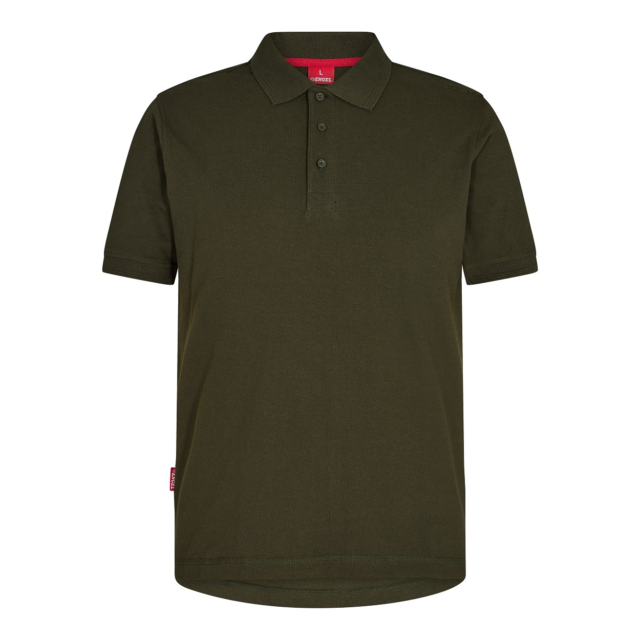 ENGEL Extend Poloshirt in Forest Green, Größe XS