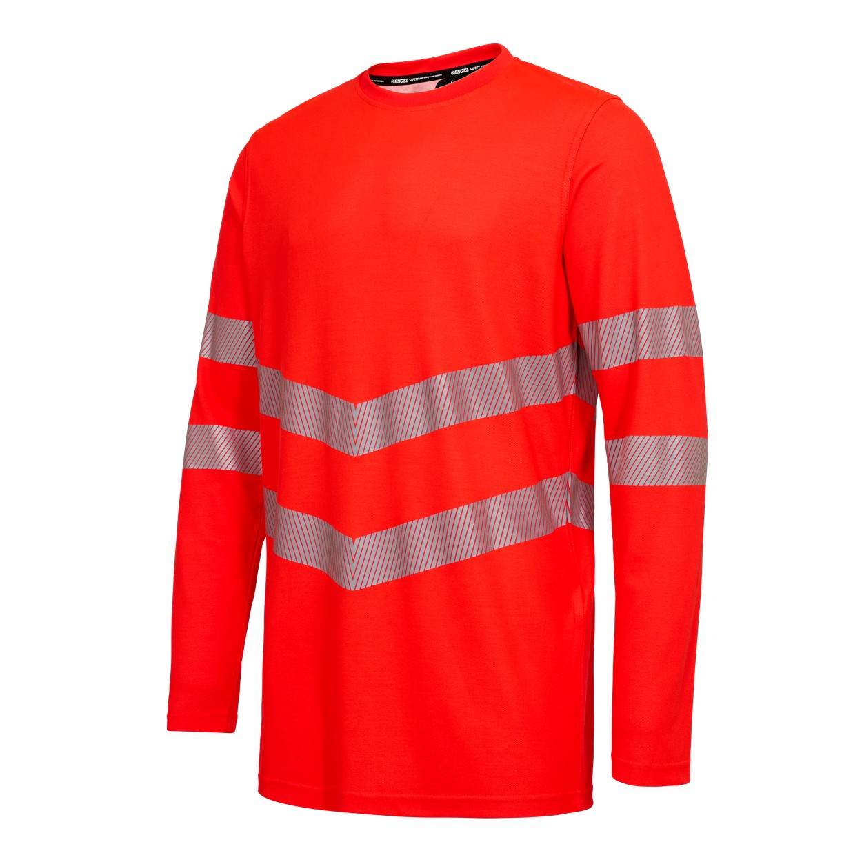 ENGEL Safety Langarm-T-Shirt in Rot, Größe XS