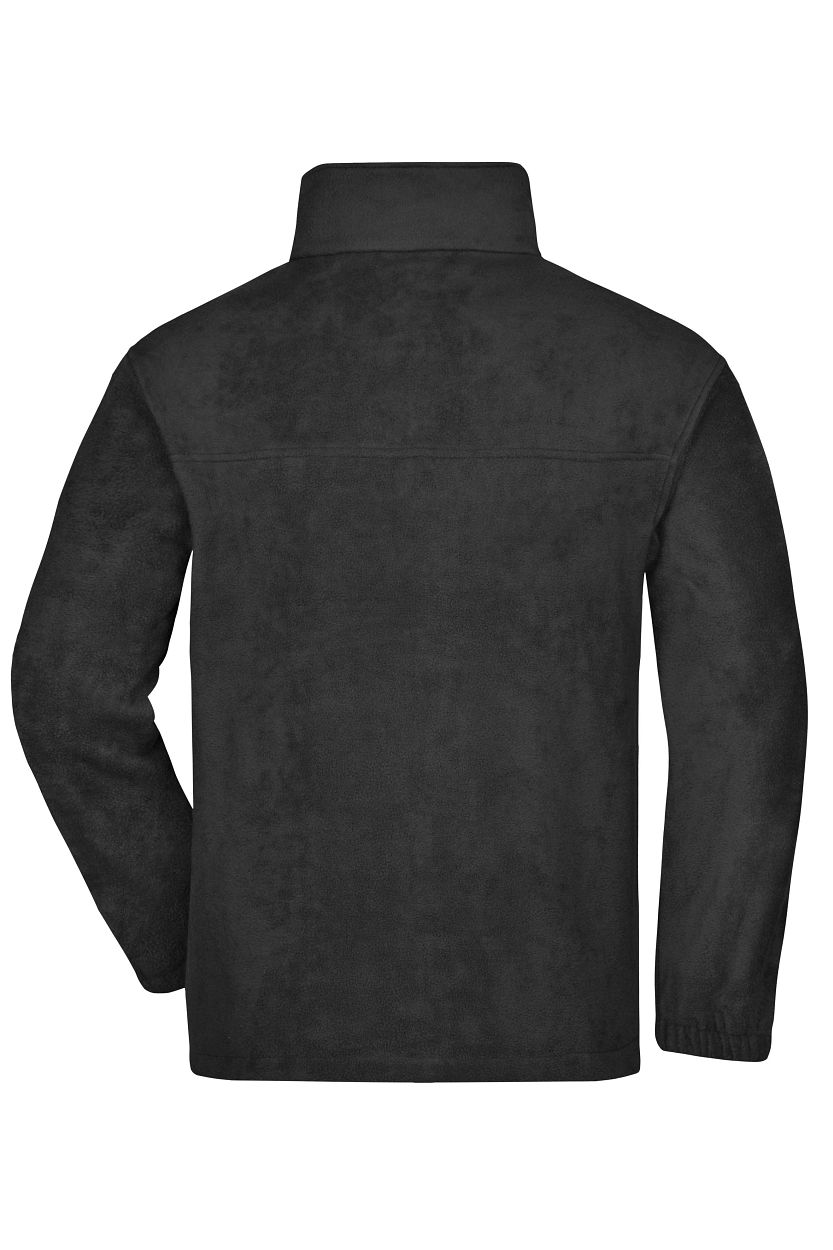 Full-Zip Fleece "JN044" in Black, Größe 4XL - Daiber