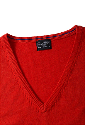 Ladies' V-Neck Pullunder "JN656" in Royal, Größe 2XL - Daiber