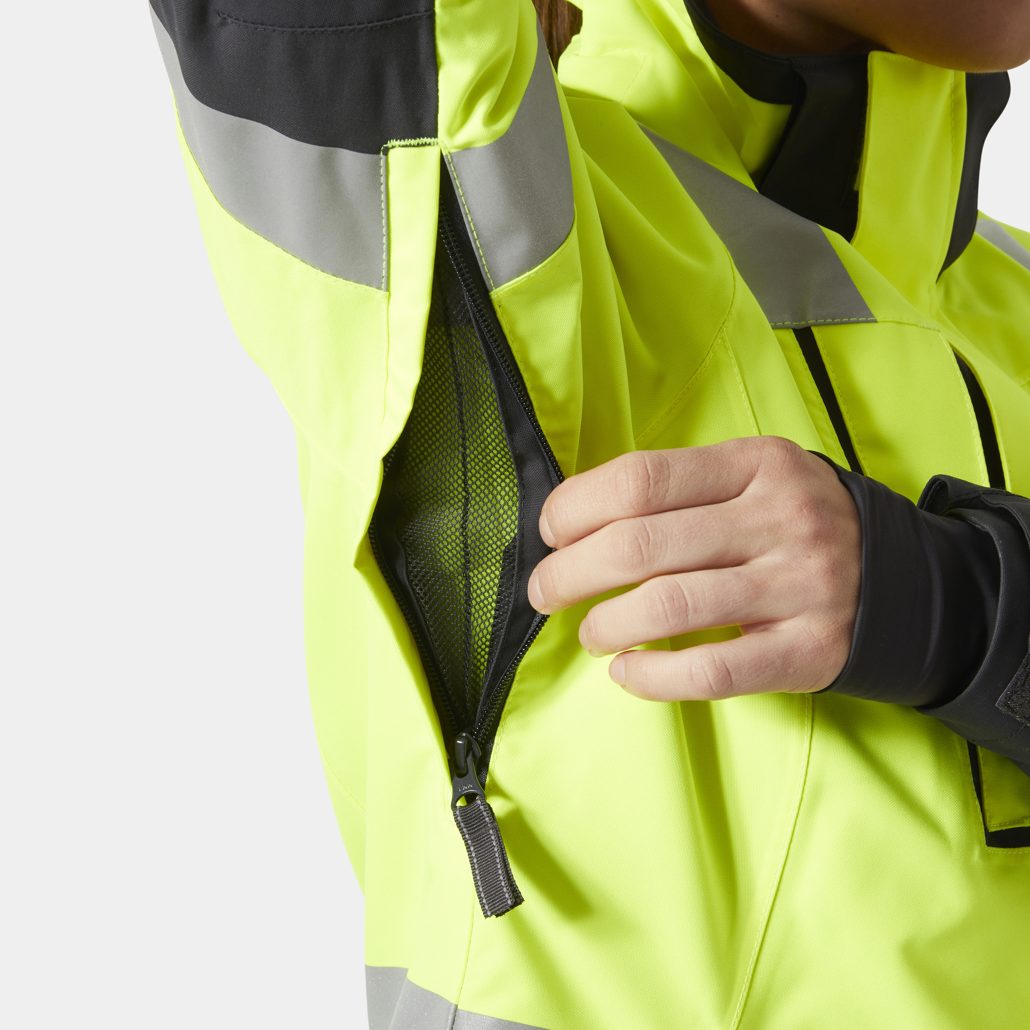 Damen "ALNA 2.0" Shelljacke in Yellow, Größe 3XL von Helly Hansen Workwear