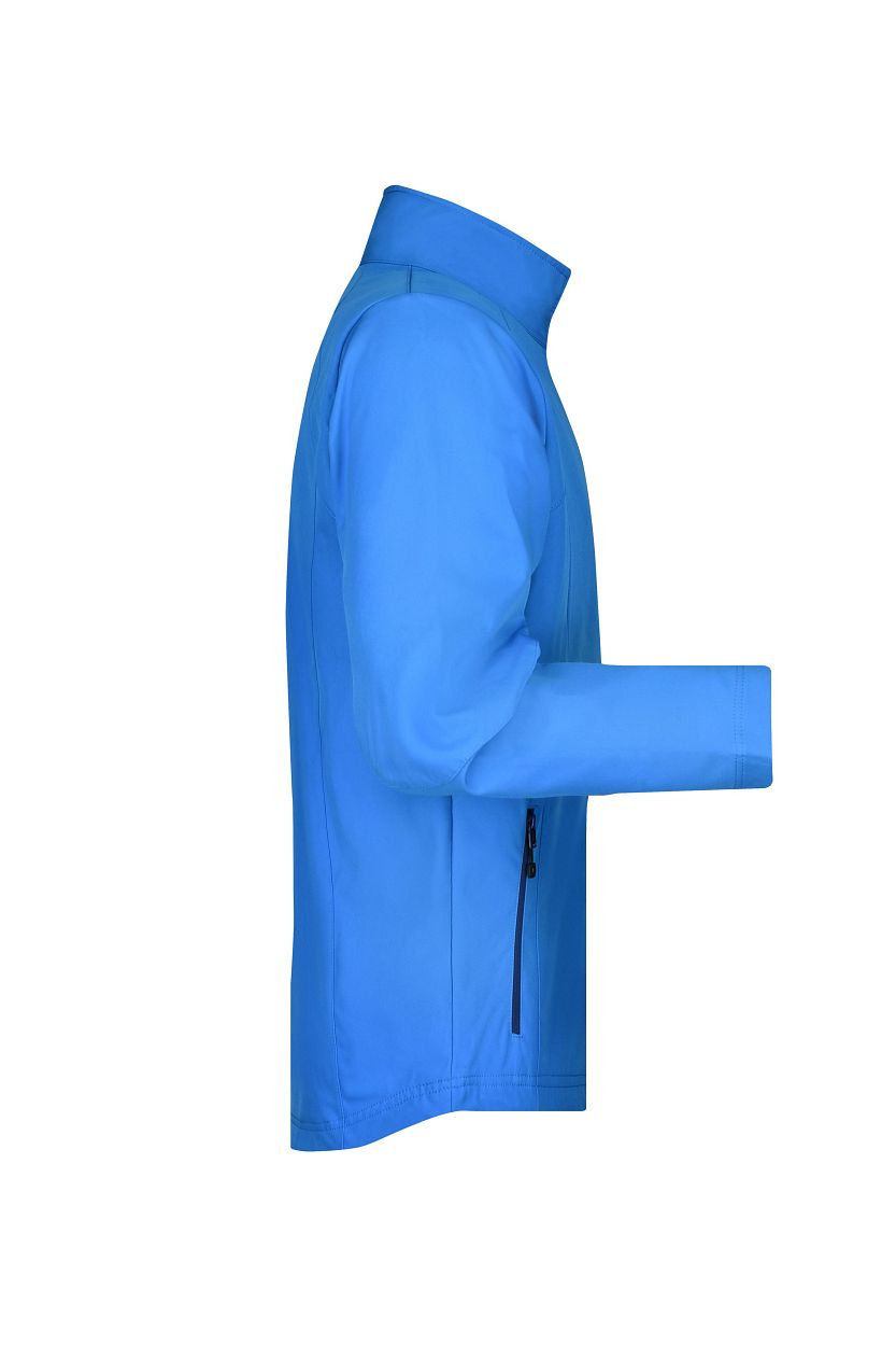 Men's Softshell Jacket "JN1020" in Azur, Größe 2XL - Daiber