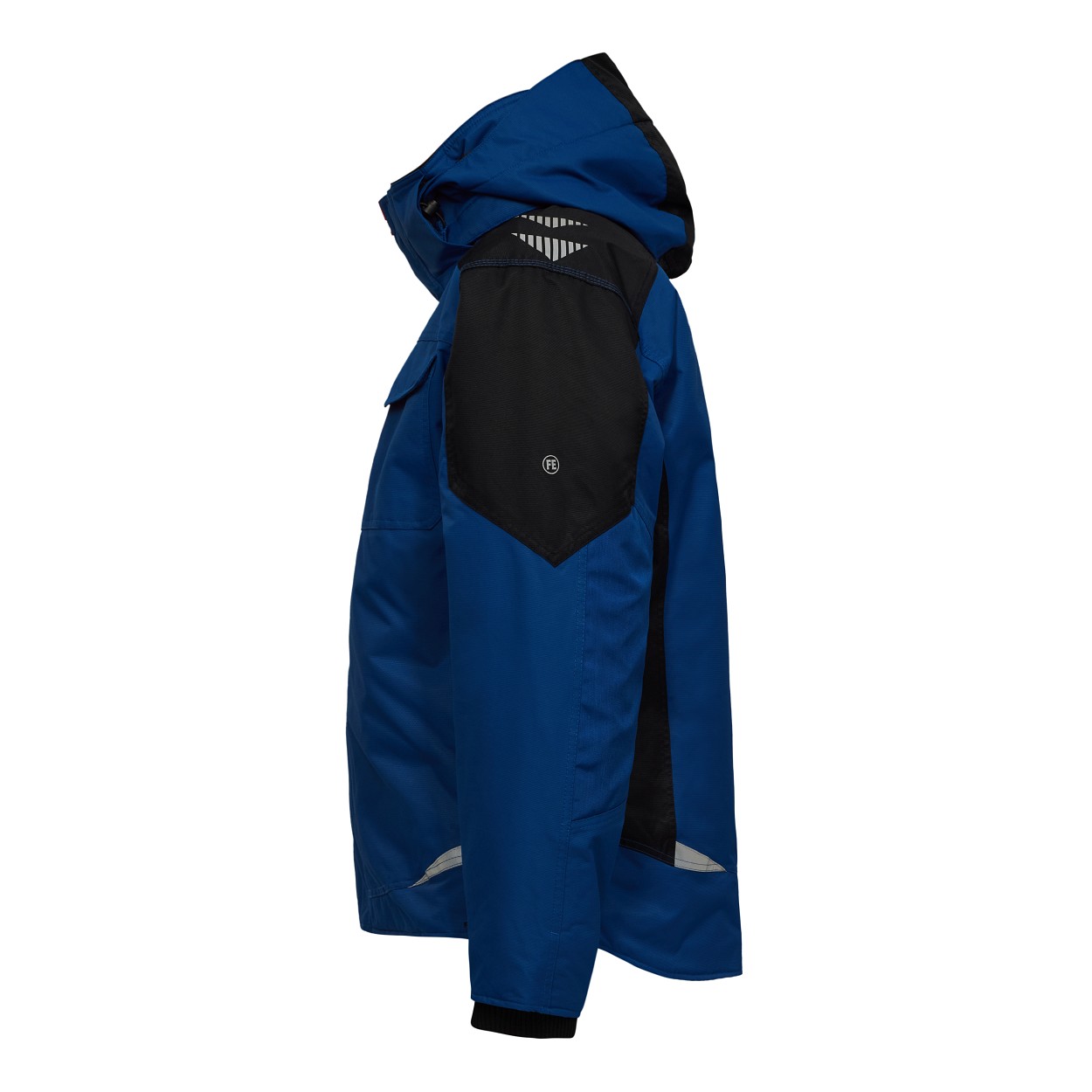 ENGEL Galaxy Winterjacke in Surfer Blue/Schwarz, Größe XS