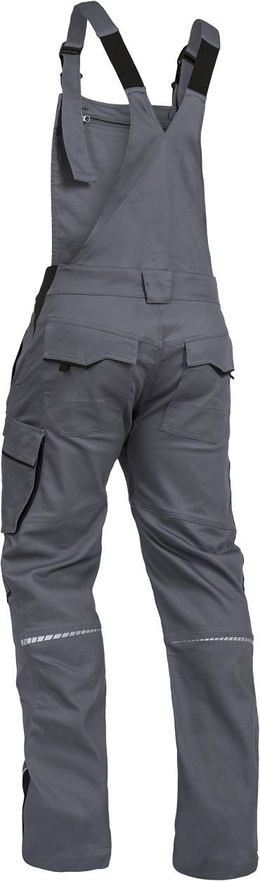 Latzhose Flex Line Grau/Schwarz FLEXL, Gr. 102 von Leibwächter Latzhose Flex Line Grau/Schwarz FLEXL, Gr. 98 von Leibwächter