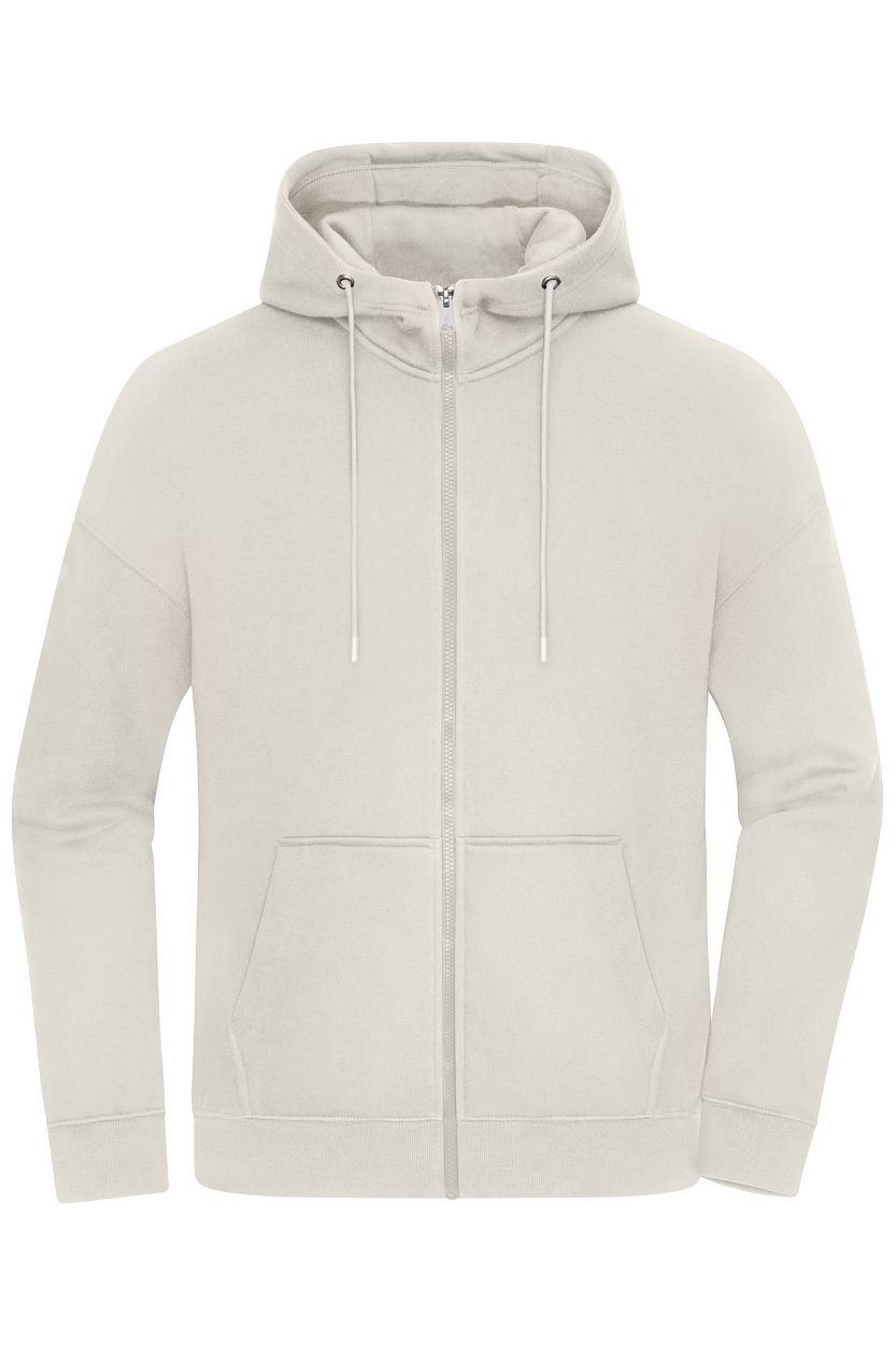 Oversized Hooded Jacket UNISEX OCS Blended & RCS "8043" in Sandstone, Größe 3XL - Daiber