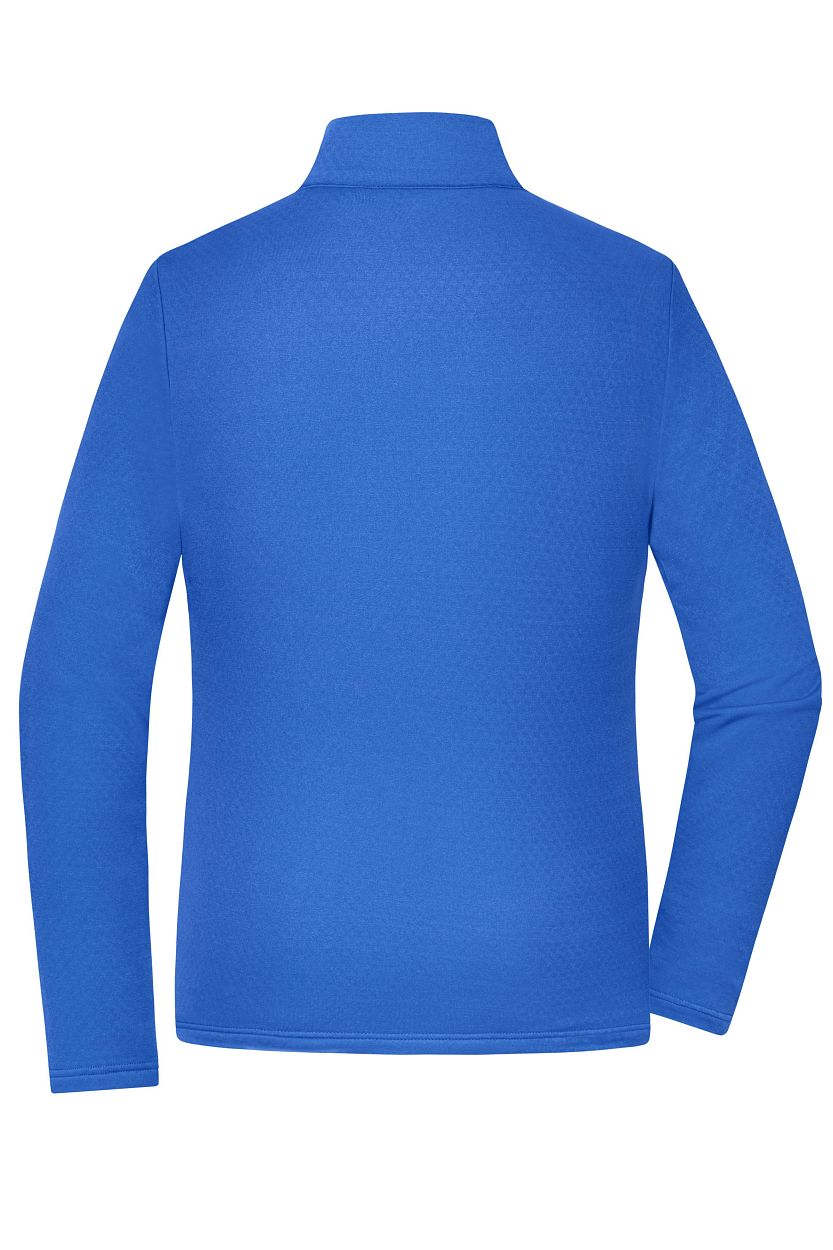 Ladies' Sports Structured Fleece Jacket GRS "JN1387" in Peacock-Blue, Größe 2XL - Daiber