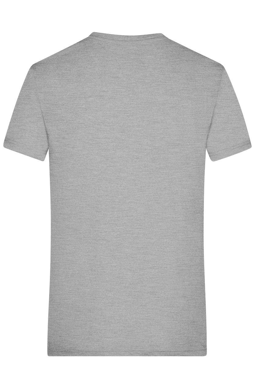 Men's Heather T-Shirt "JN974" in Grey-Heather, Größe 3XL - Daiber