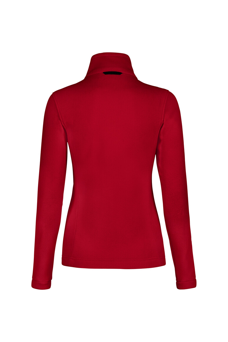 HAKRO 246 Damen Fleecejacke ECO GRS in Rot, Größe 6XL