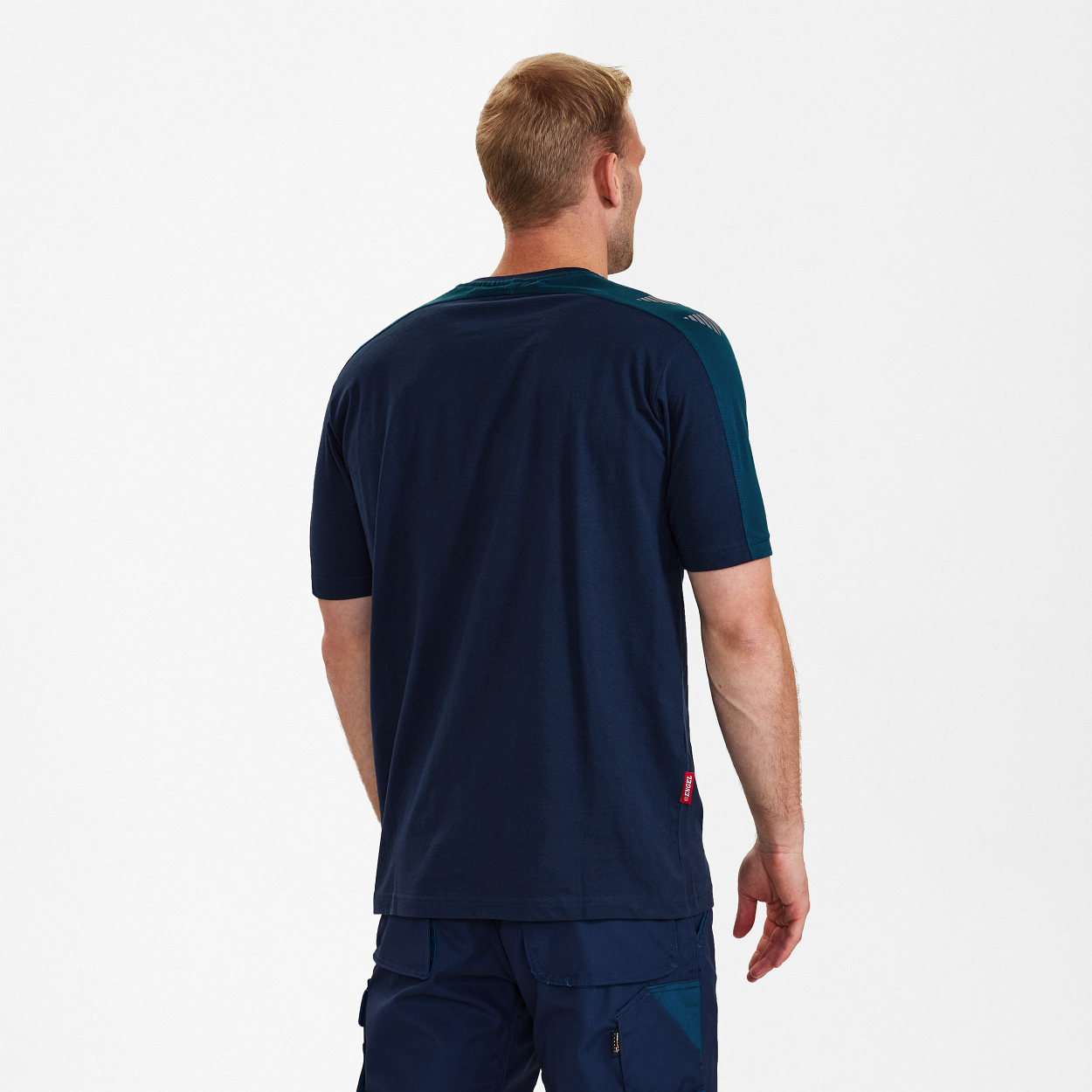 ENGEL Galaxy T-Shirt in Blue Ink/Dark Petrol, Größe XS