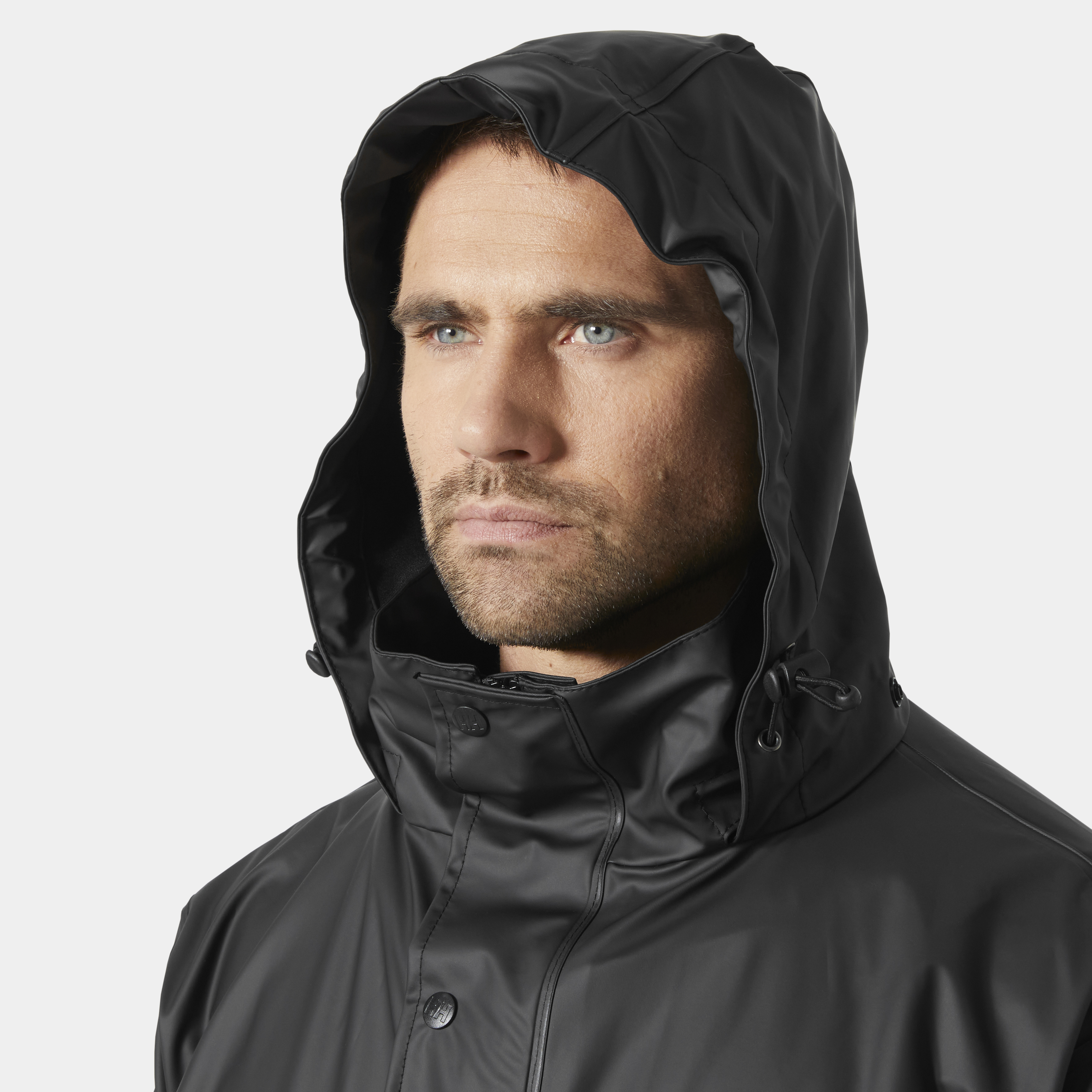 "VOSS" Regenmantel in Black, Größe 4XL von Helly Hansen Workwear