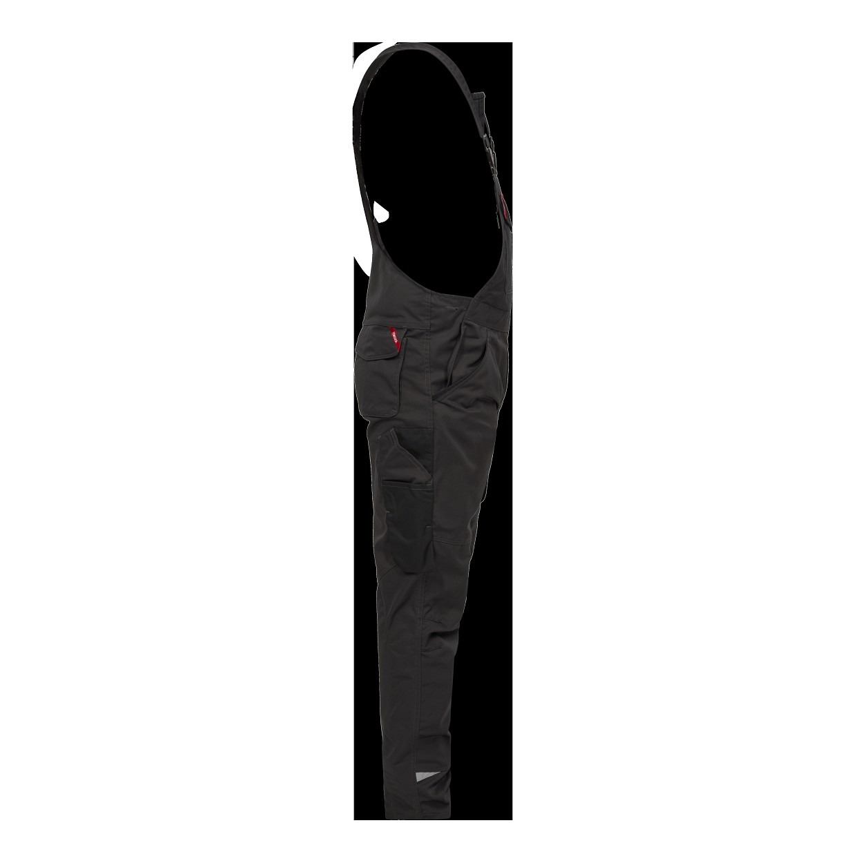 ENGEL Galaxy Light Latzhose in Anthrazitgrau/Schwarz, Größe 58