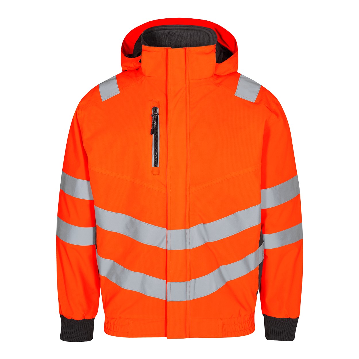 ENGEL Safety Pilotjacke in Orange/Anthrazit Grau, Größe XS