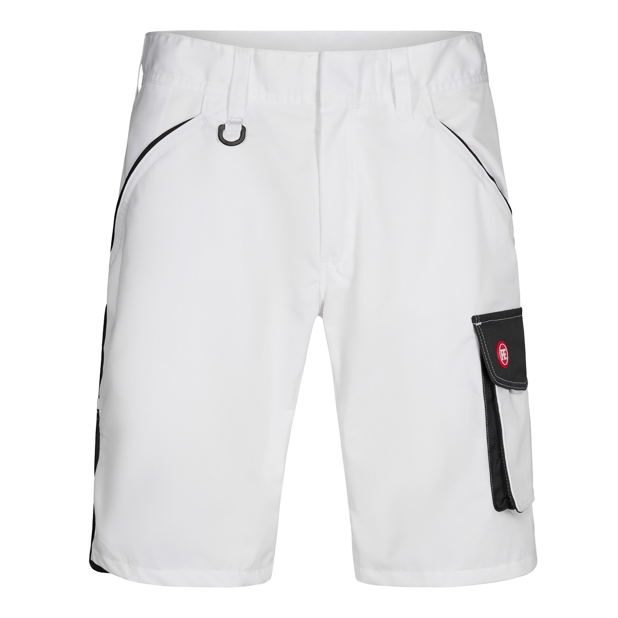 ENGEL Galaxy Light Arbeitsshorts in Weiss/Anthrazit Grau, Größe 54