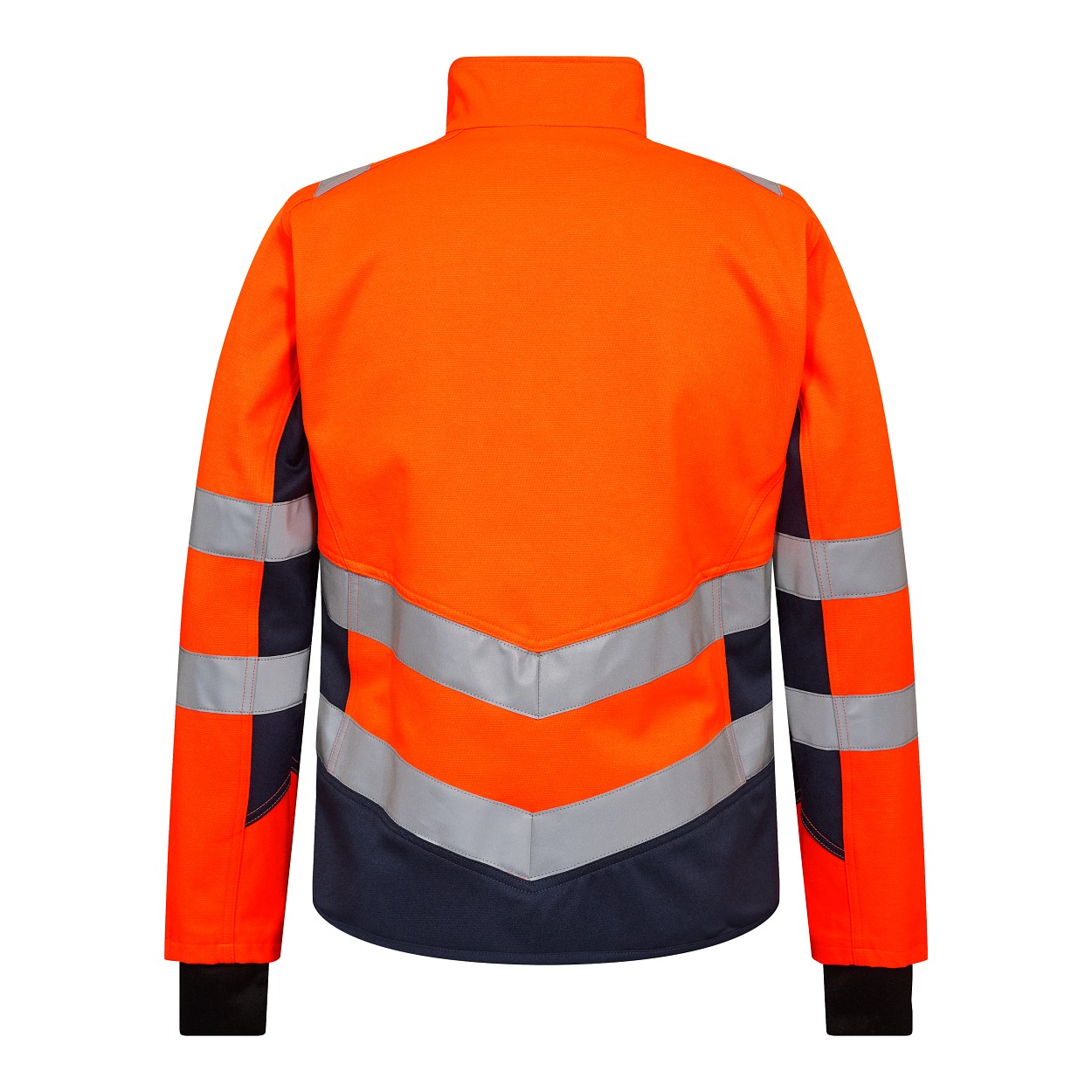 ENGEL Safety Arbeitsjacke in Orange/Blue ink, Größe XS