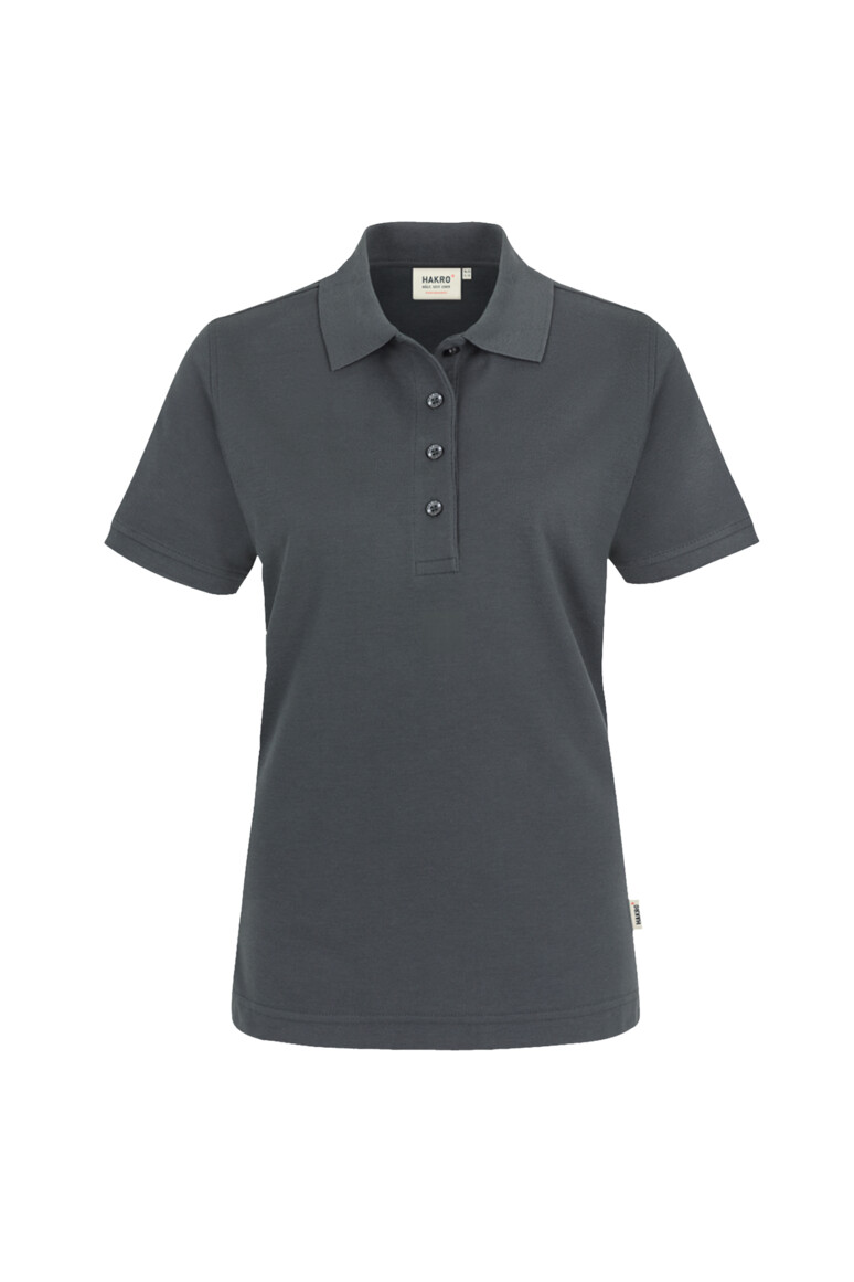 HAKRO 216 Damen Poloshirt MIKRALINAR® in Anthrazit, Größe 6XL