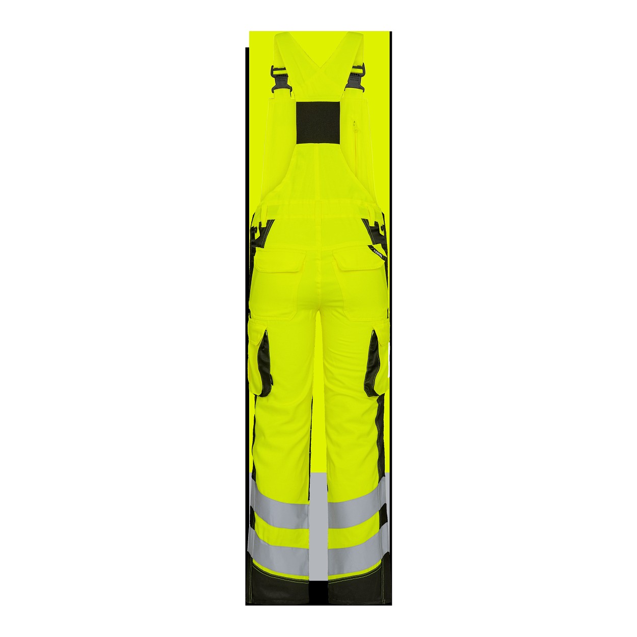 ENGEL Safety Light Damen Latzhose in Gelb/Schwarz, Größe 48