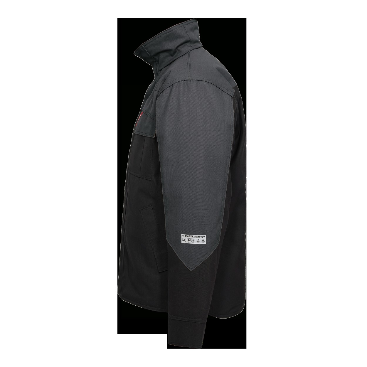 ENGEL Safety+ Multinorm Winterjacke in Schwarz/Grau, Größe XS