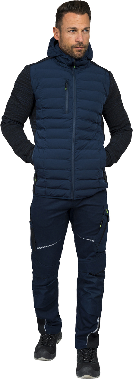 Herren Hybridjacke Casual Line Marine CAHYJ, Gr. 2XL von Leibwächter