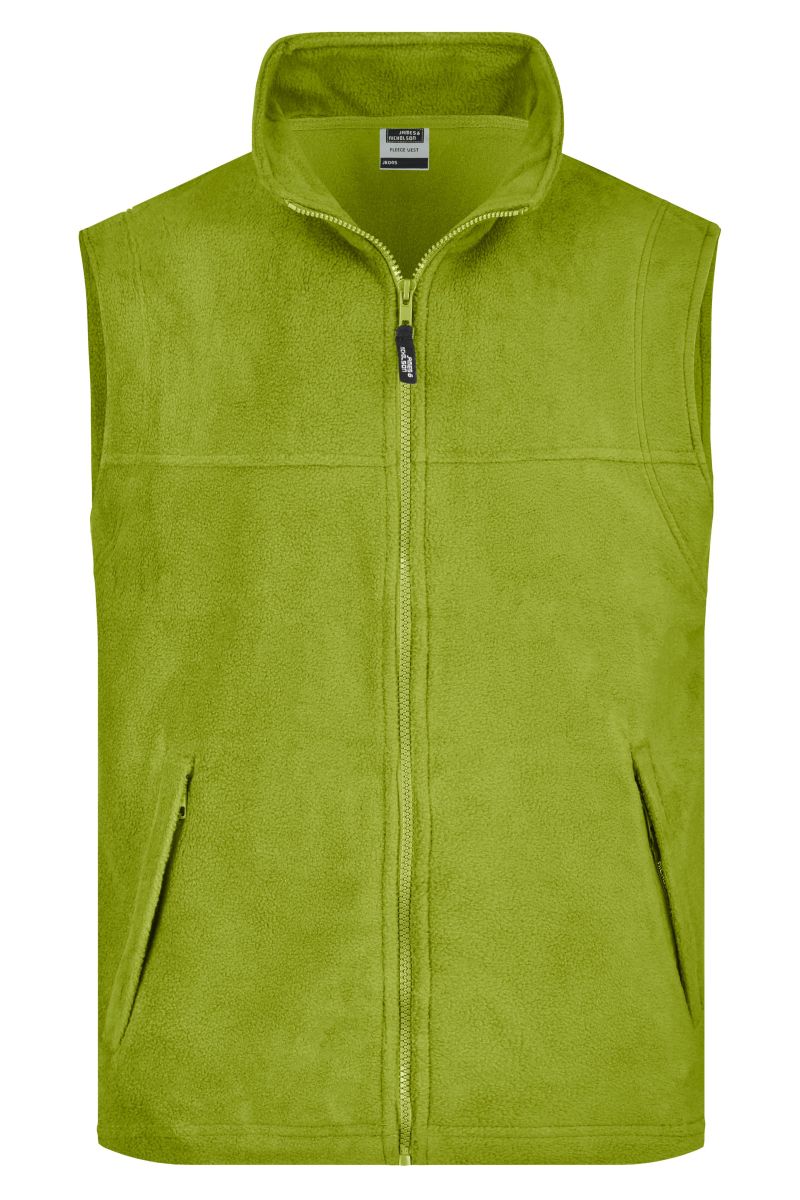 JN045 Fleece Weste in Lime-Green, Größe XL von James & Nicholson