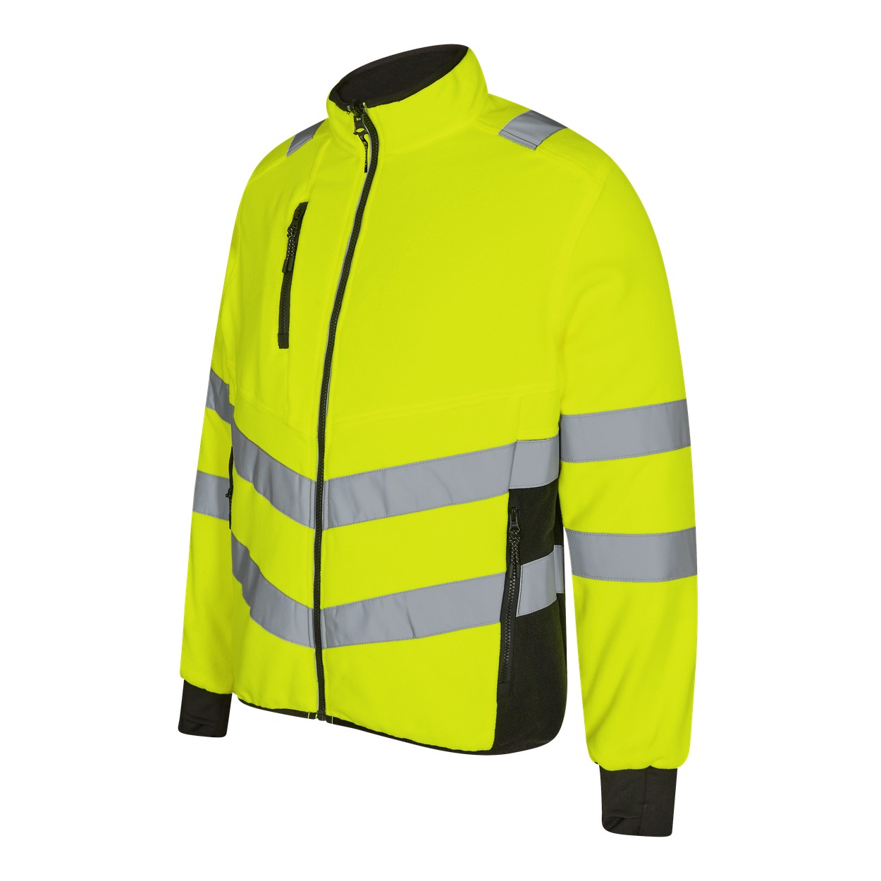 ENGEL Safety Fleecejacke in Gelb/Schwarz, Größe XS