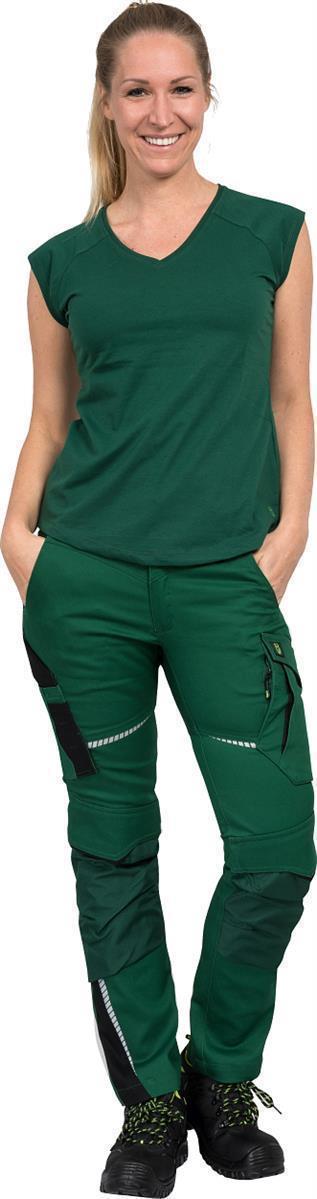 Damen-Bundhose Flex Line Grün/Schwarz FLXDH, Gr. 52 von Leibwächter