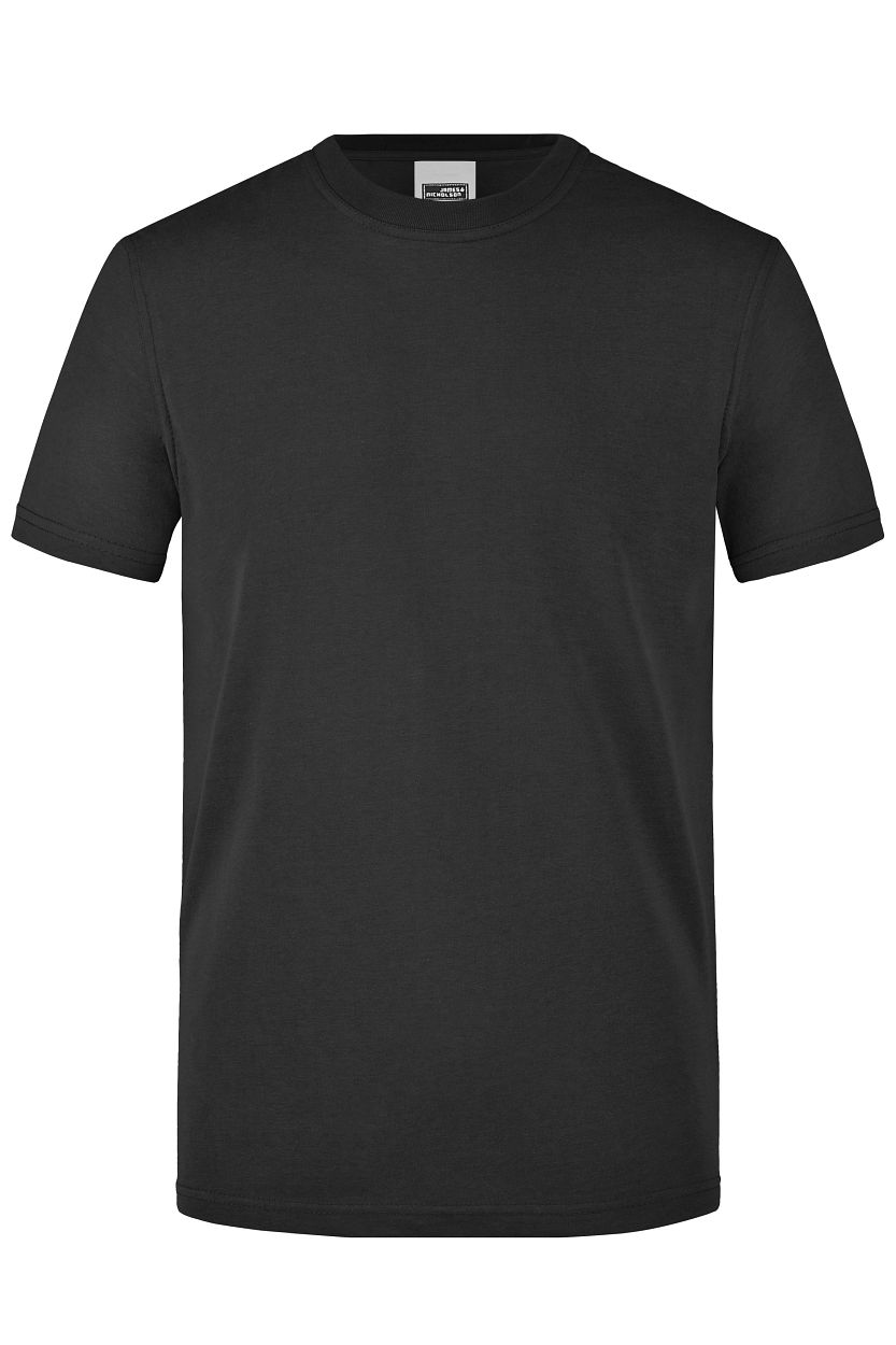 Men's Workwear T-Shirt "JN838" in Black, Größe 6XL - Daiber