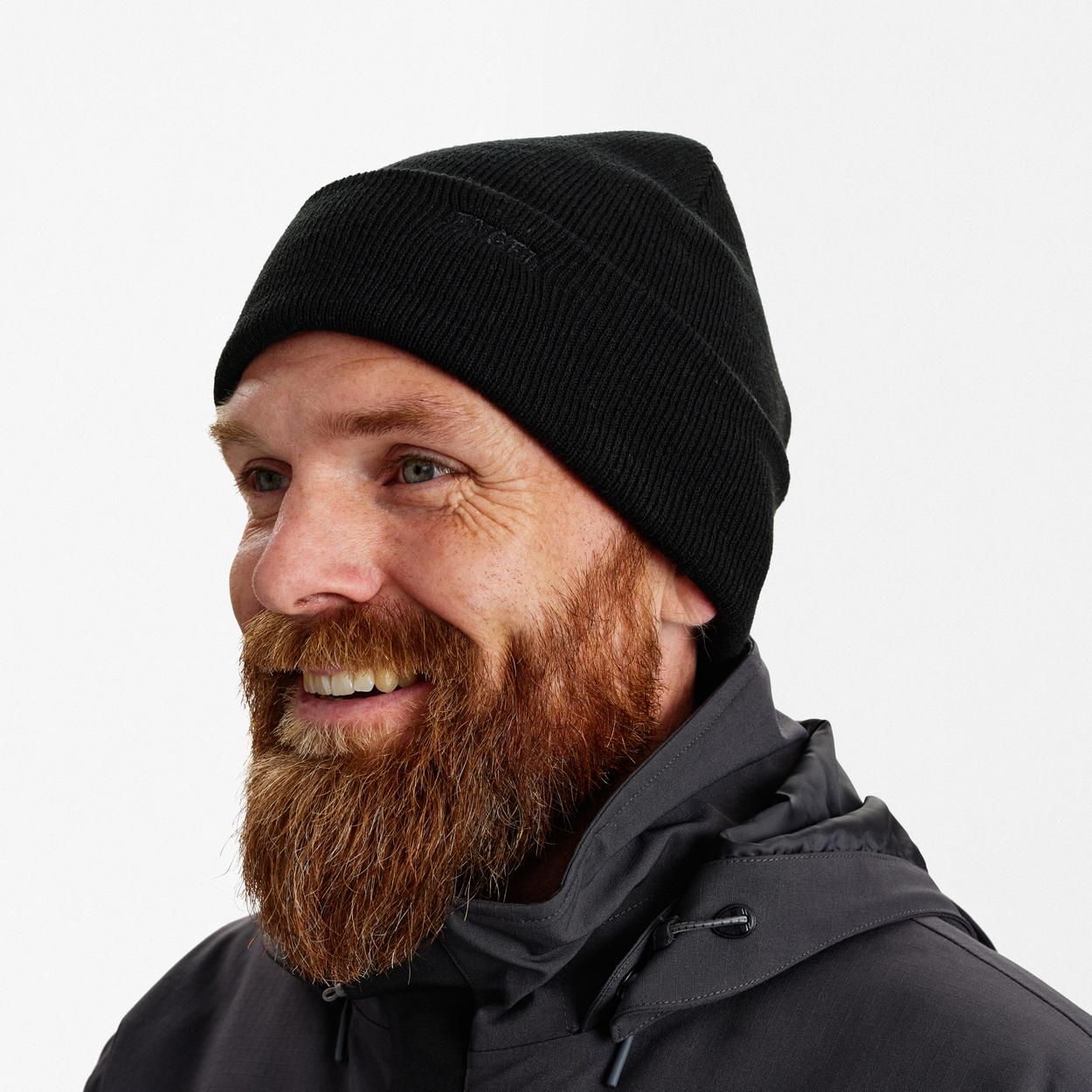 ENGEL Strickmütze in Schwarz, Größe One size