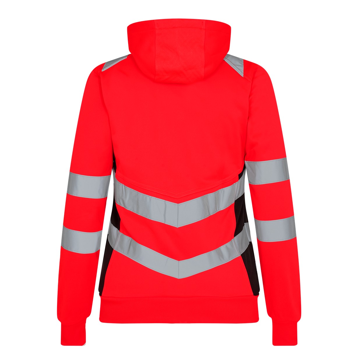 ENGEL Safety Damen Sweatcardigan in Rot/Schwarz, Größe XS