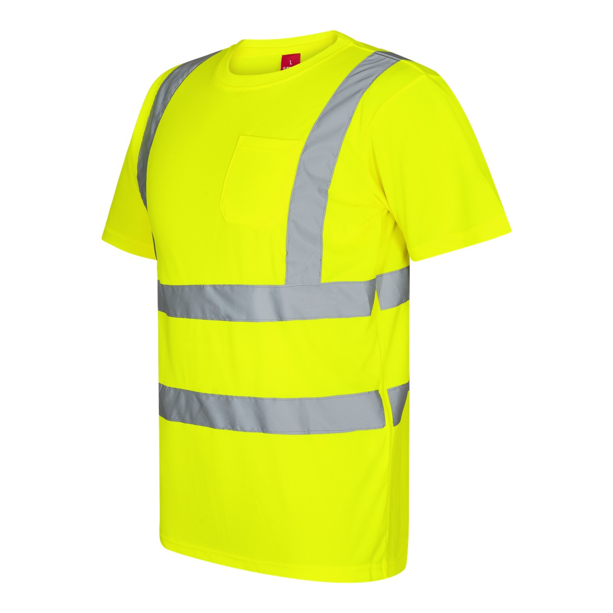 ENGEL Safety T-Shirt mit Brusttasche in Gelb, Größe XS