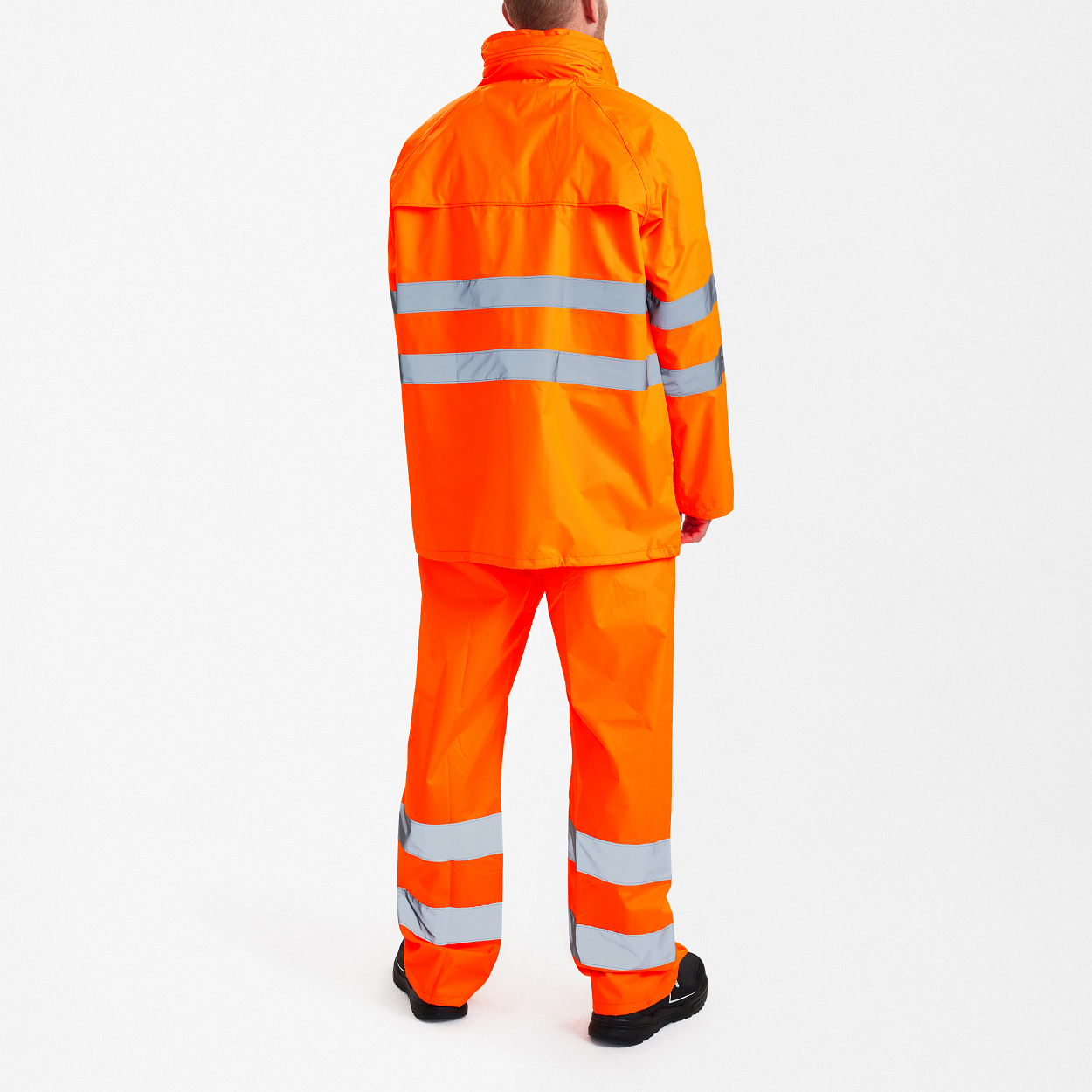 Safety Regenset in Hi-vis Orange, Größe XS
