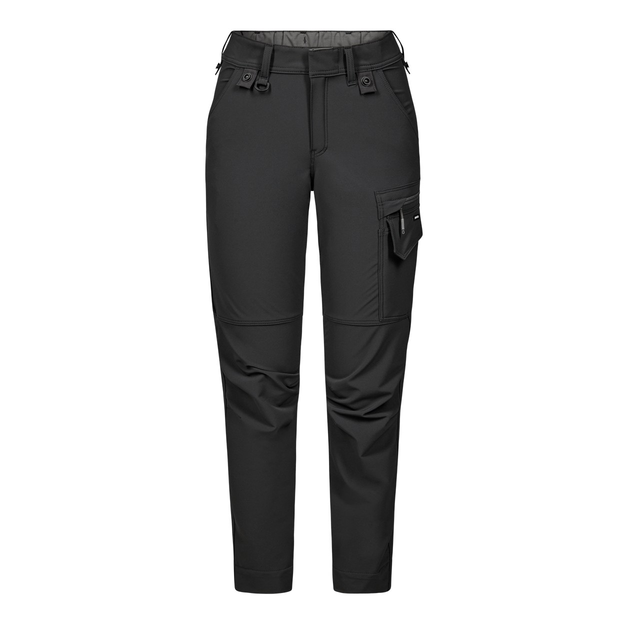 ENGEL Entire Damen Servicehose mit 4-Wege Stretch in Anthrazitgrau/Schwarz, Größe 48